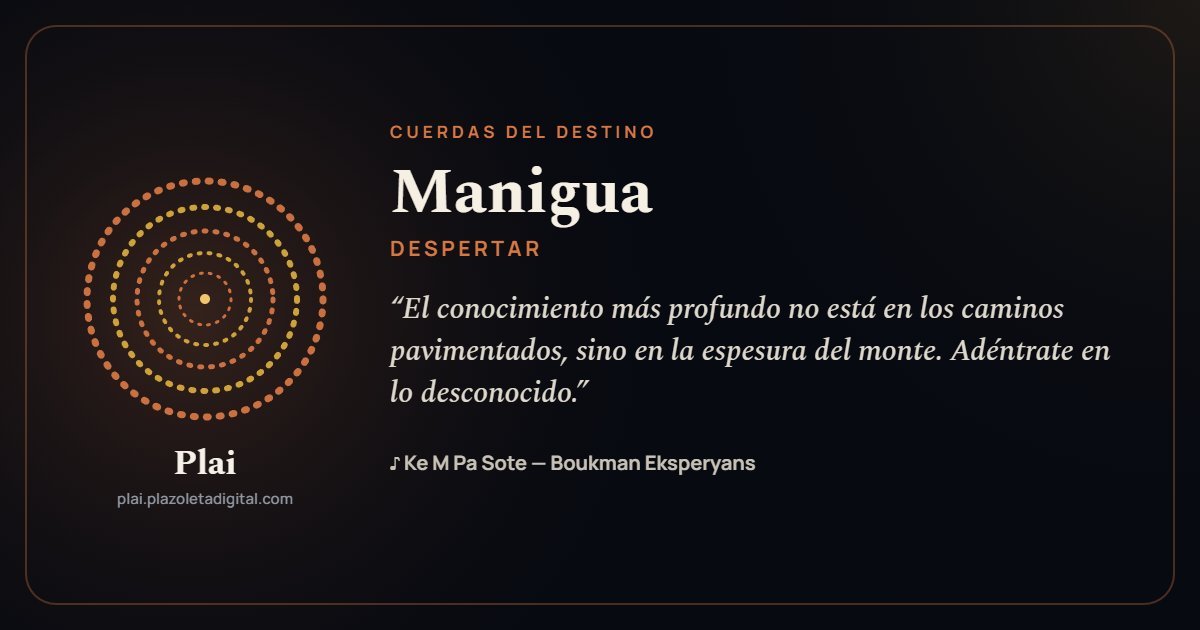 Manigua · DESPERTAR — Cuerdas del Destino