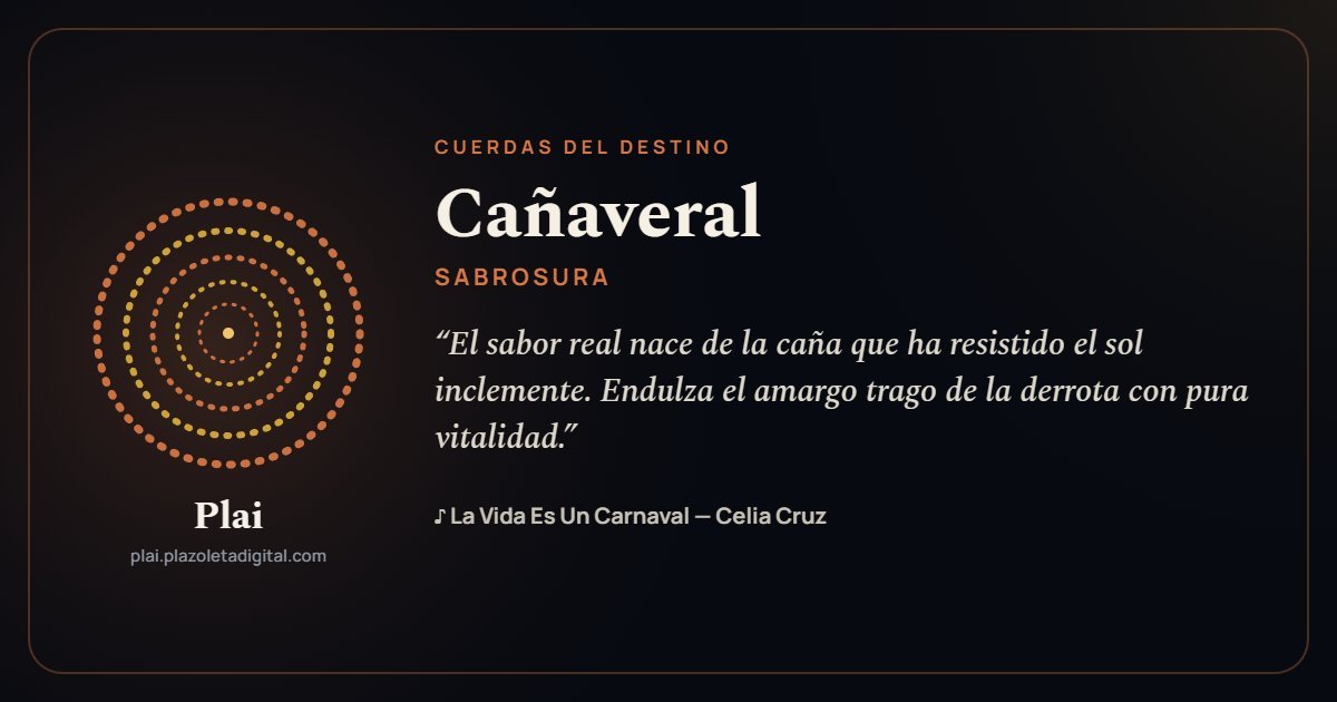 Cañaveral · SABROSURA — Cuerdas del Destino