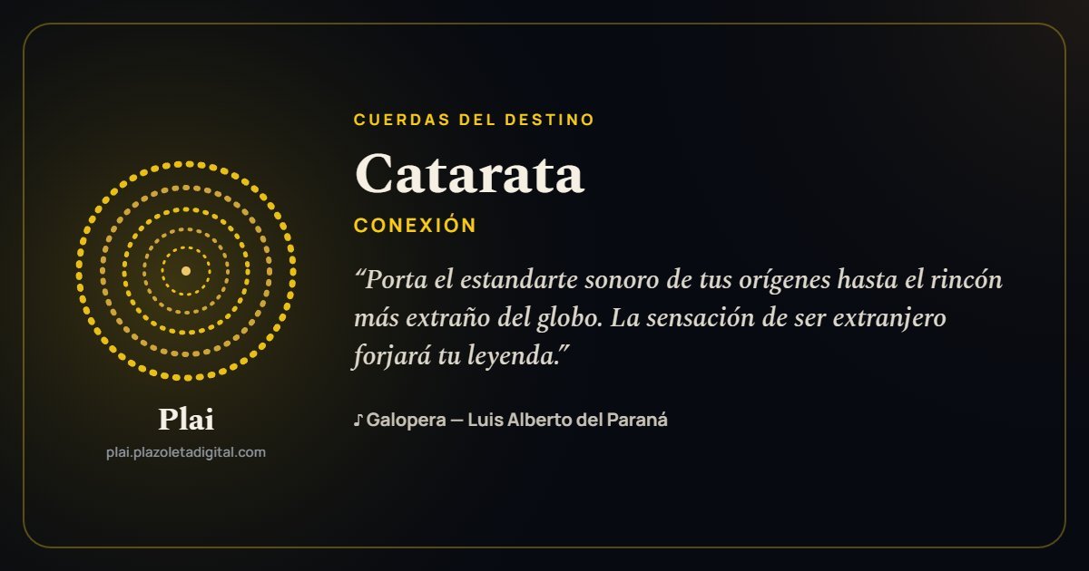 Catarata · CONEXIÓN — Cuerdas del Destino