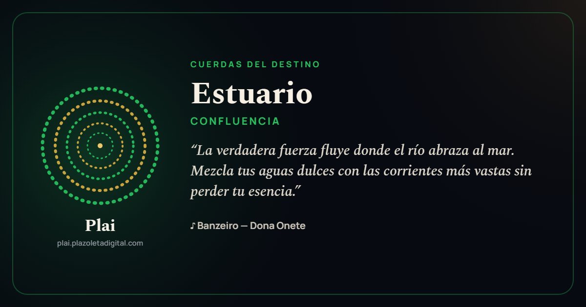 Estuario · CONFLUENCIA — Cuerdas del Destino