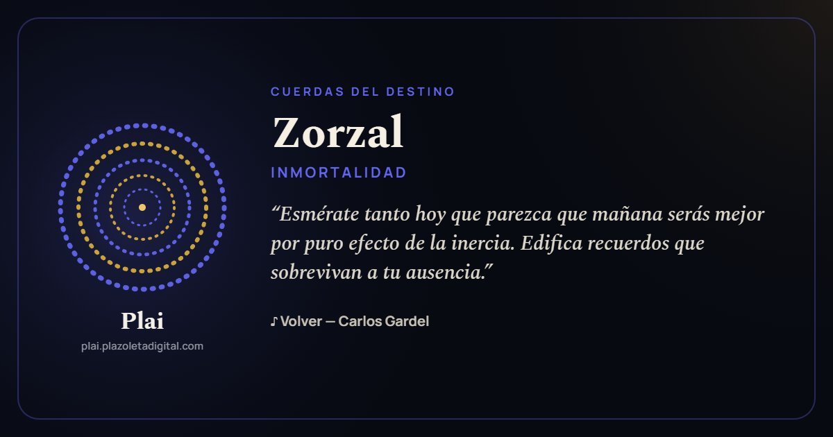 Zorzal · INMORTALIDAD — Cuerdas del Destino