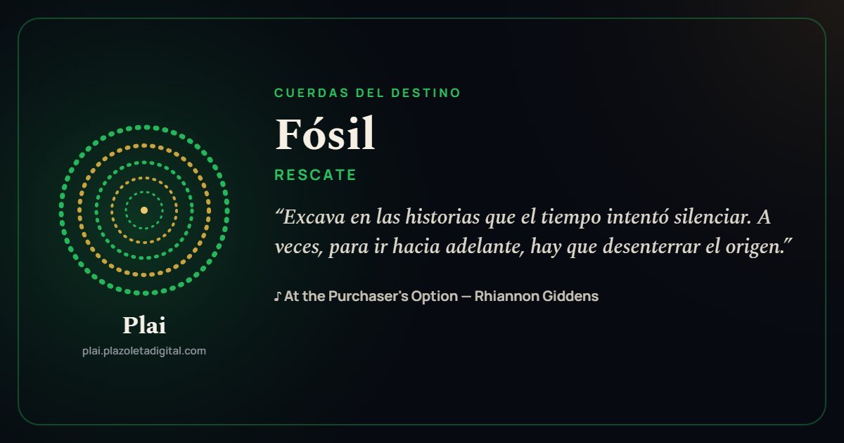 Fósil · RESCATE — Cuerdas del Destino