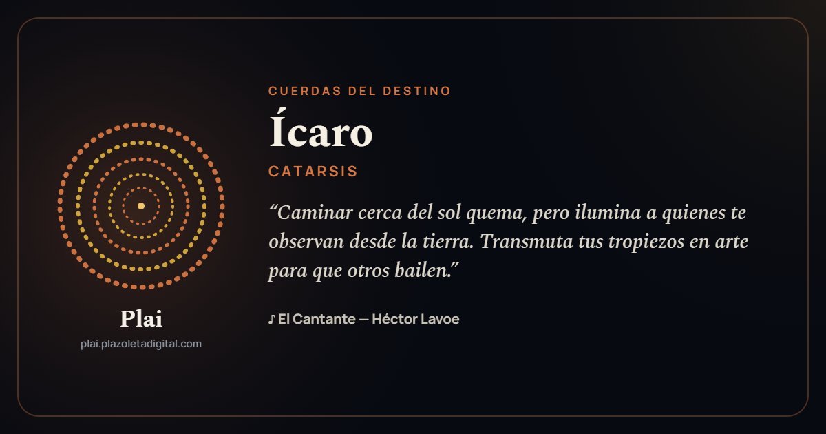 Ícaro · CATARSIS — Cuerdas del Destino