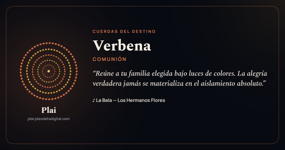Verbena · COMUNIÓN — Cuerdas del Destino