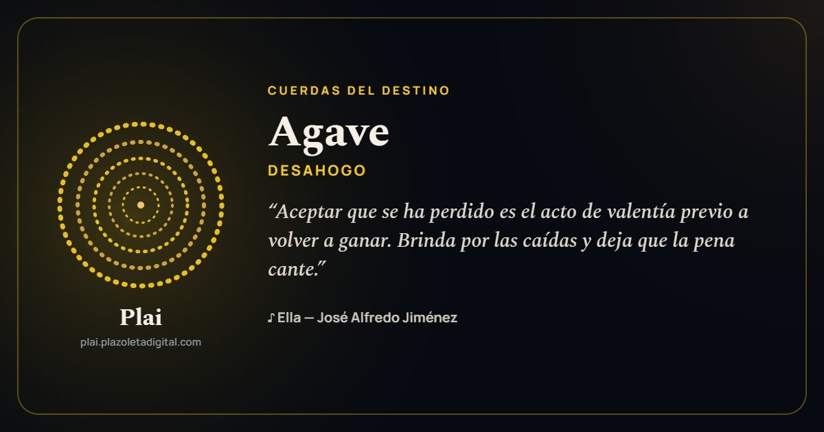 Agave · DESAHOGO — Cuerdas del Destino