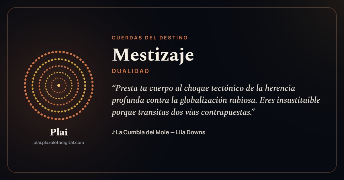 Mestizaje · DUALIDAD — Cuerdas del Destino