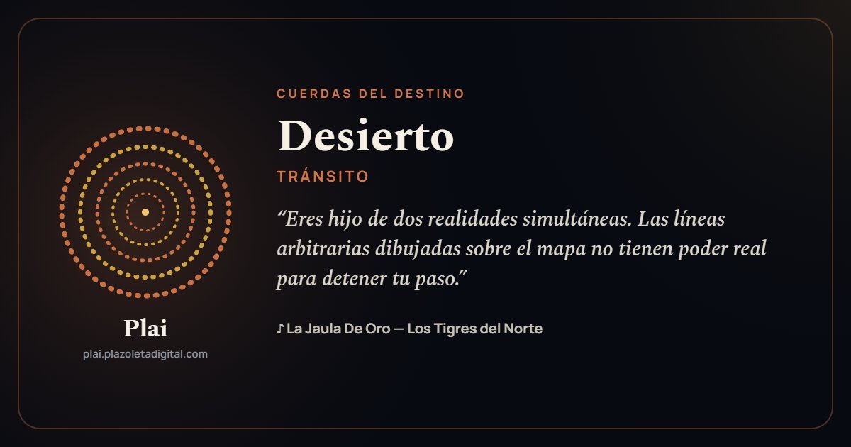 Desierto · TRÁNSITO — Cuerdas del Destino