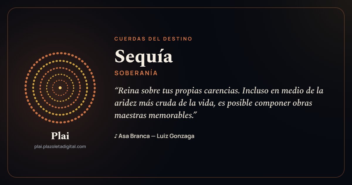 Sequía · SOBERANÍA — Cuerdas del Destino