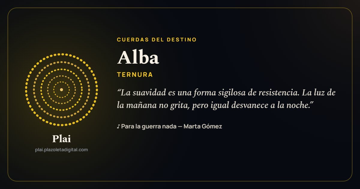 Alba · TERNURA — Cuerdas del Destino