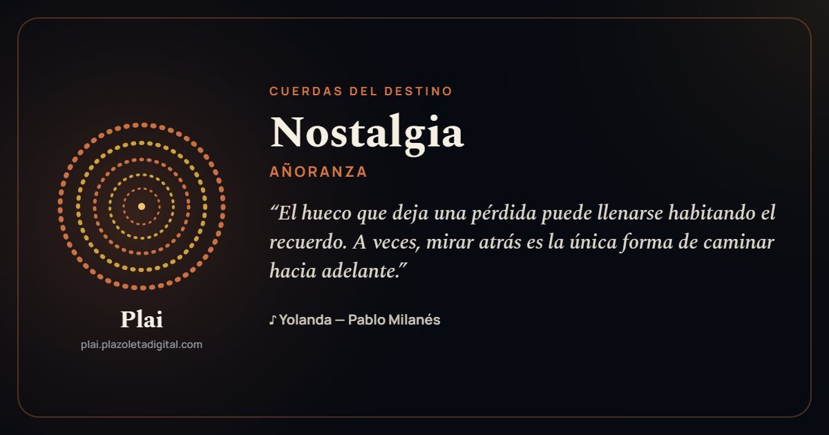 Nostalgia · AÑORANZA — Cuerdas del Destino
