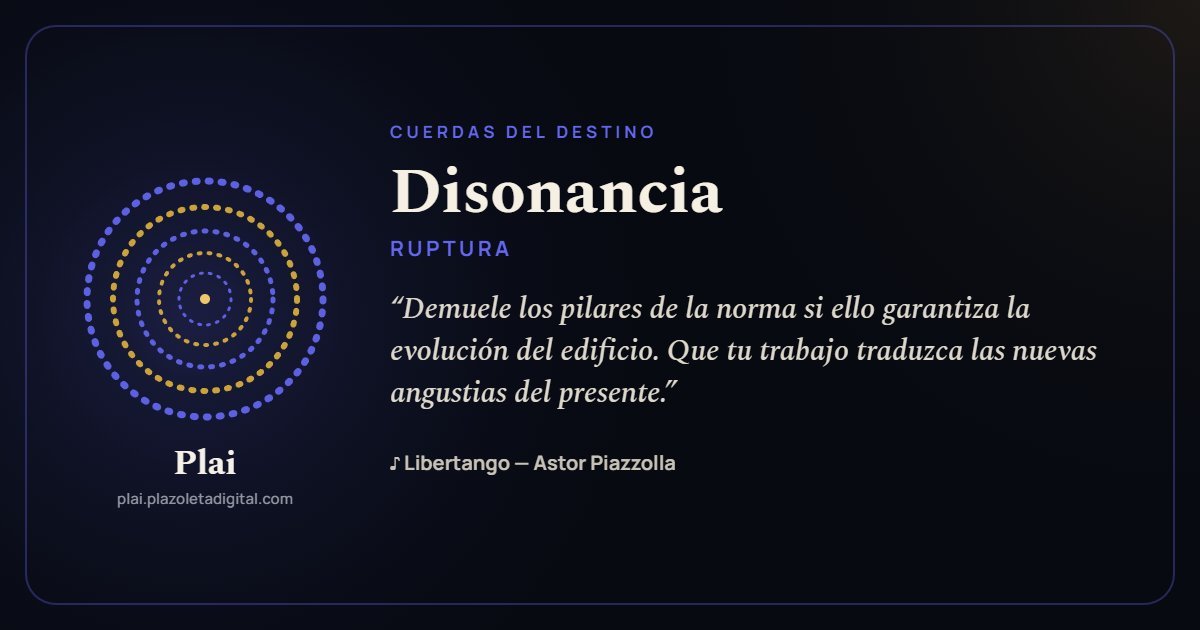 Disonancia · RUPTURA — Cuerdas del Destino