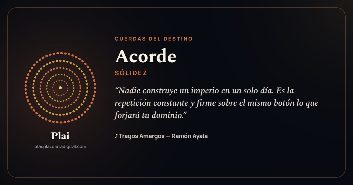 Acorde · SÓLIDEZ — Cuerdas del Destino