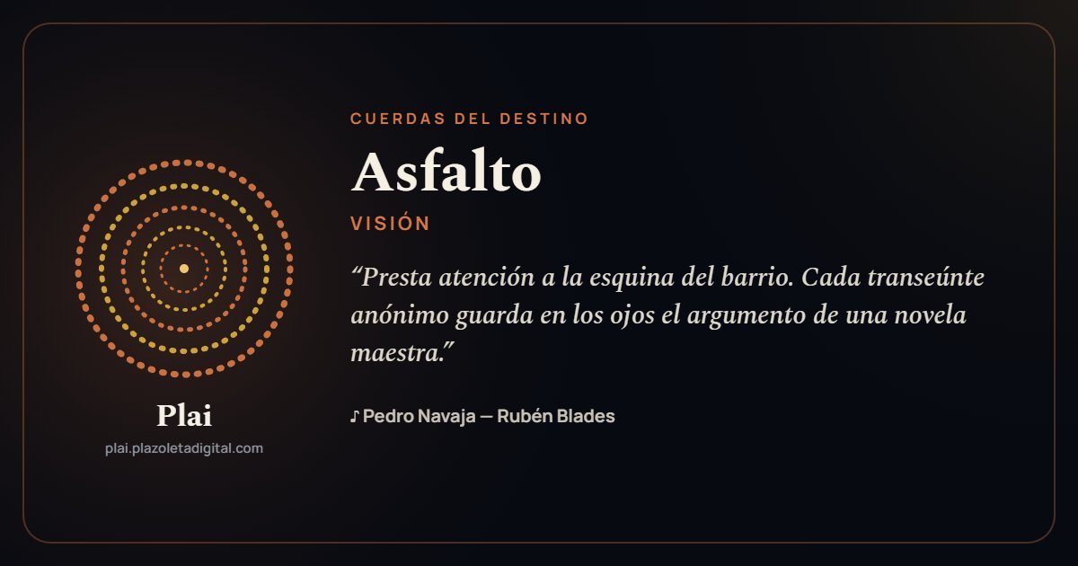 Asfalto · VISIÓN — Cuerdas del Destino
