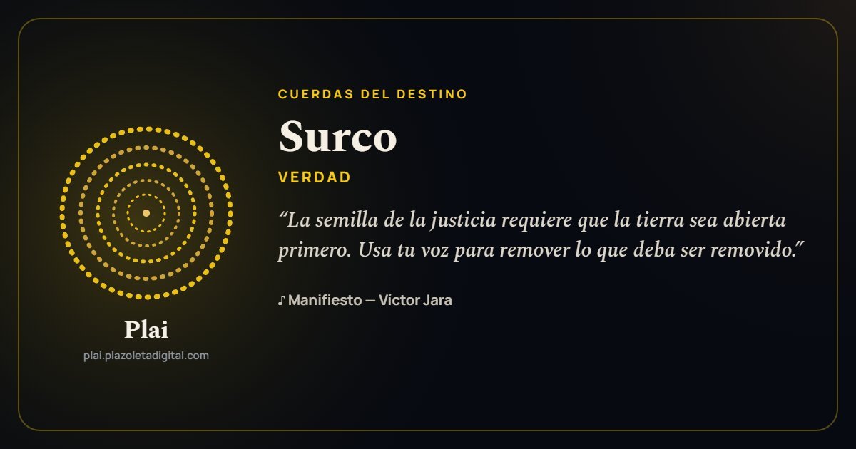 Surco · VERDAD — Cuerdas del Destino
